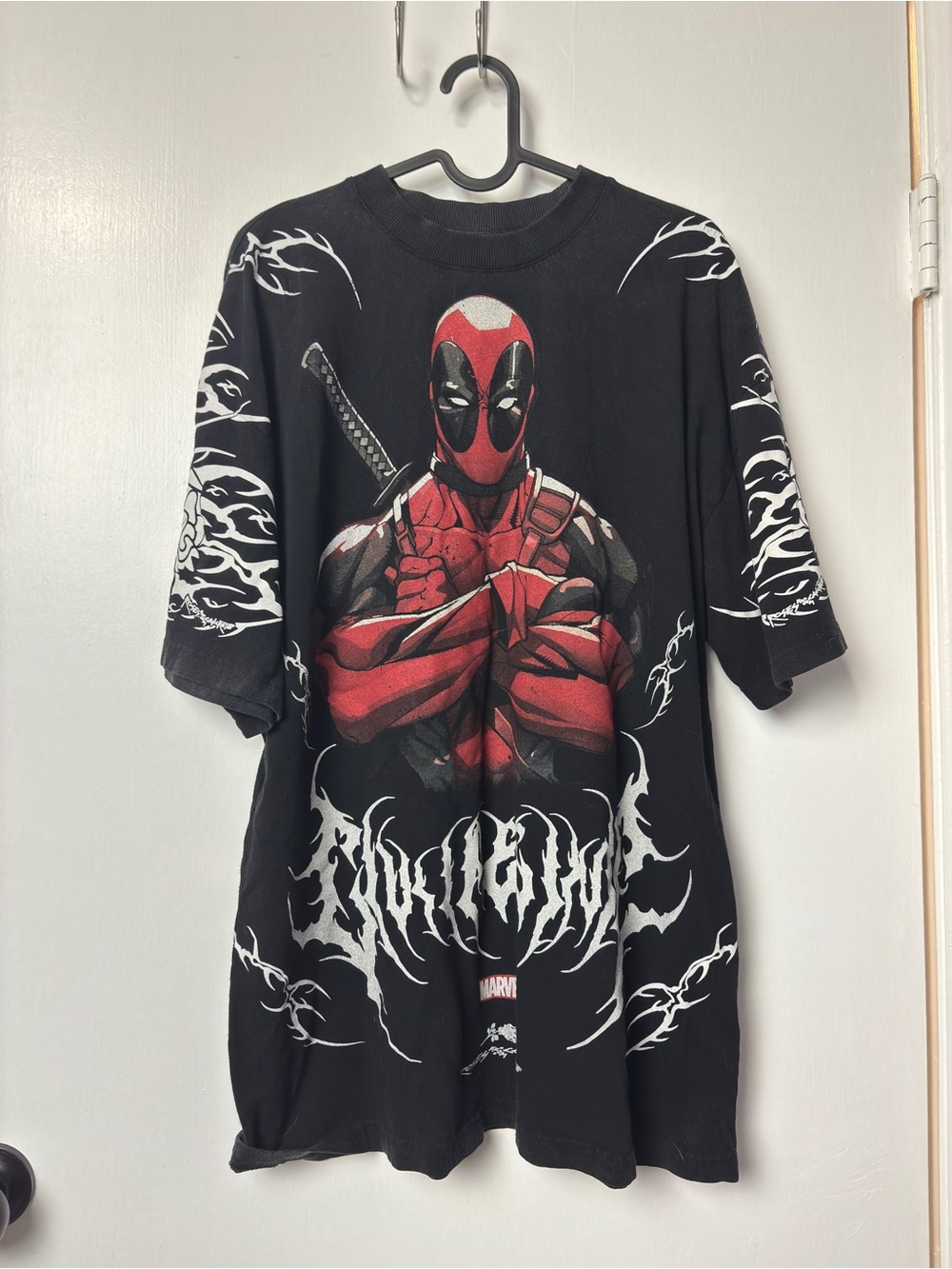 Civil Regime Marvel Deadpool Short-Sleeve Tee - Black/Red Medium